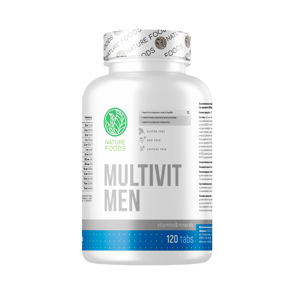 Nature Foods Multi Men 120 tabs