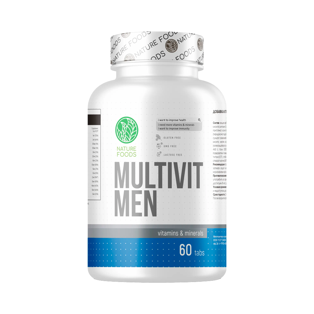 Nature Foods Multi Men 60 tabs