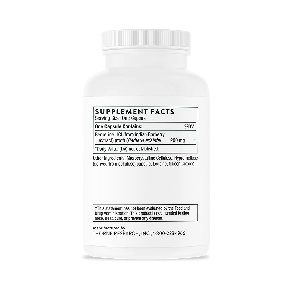 Thorne Research Berberine 200 mg 60 caps Thorne Research Berberine 200 mg 60 caps