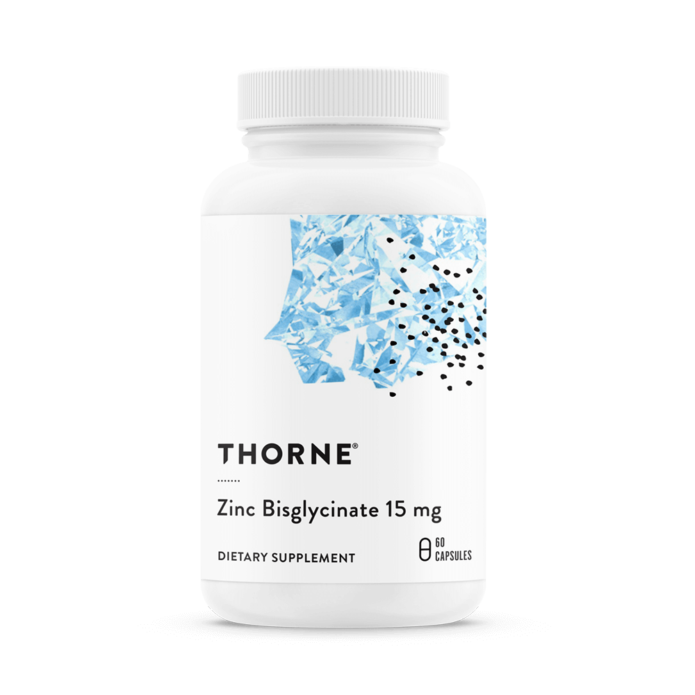 Thorne Research Zinc Bisglycinate 15 мг 60 капс