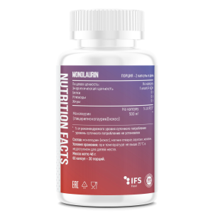 Fitness Formula Monolaurin 500 мг 60 капс Fitness Formula Monolaurin 500 мг 60 капс