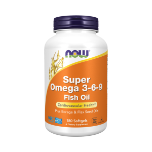 NOW Super Omega 3-6-9 1200 mg 180 капс NOW Super Omega 3-6-9 1200 mg 180 капс