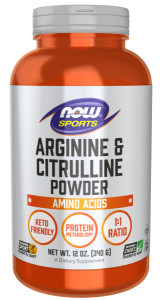 NOW Arginine Citrulline Powder 340 гр