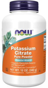 NOW Potassium Citrate Pure Powder 340 гр