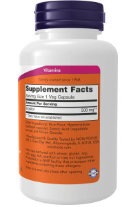 NOW Inositol 500 mg 100 капс NOW Inositol 500 mg 100 капс