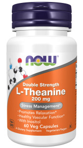 NOW L-Theanine 200 мг 60 капс NOW L-Theanine 200 мг 60 капс