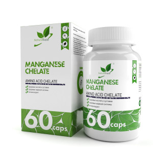 NaturalSupp Manganese Chelate 60капс