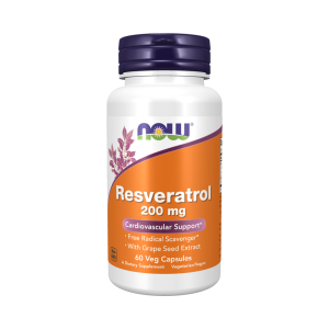 NOW Resveratrol 200 мг 60 вег. капс NOW Resveratrol 200 мг 60 вег. капс