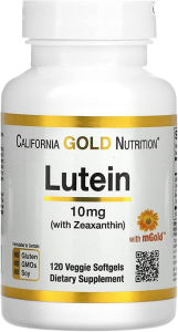 California GOLD Nutrition Lutein with Zeaxanthin 10 мг 120 капс