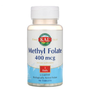 KAL Methyl Folate 400 mcg 90 табл KAL Methyl Folate 400 mcg 90 табл