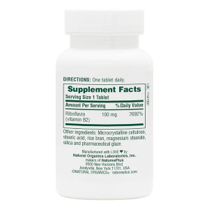 Natures Plus Vitamin B-2 100 мг 90 табл