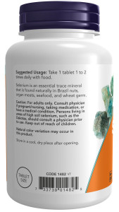 NOW Selenium 100 mcg 250табл NOW Selenium 100 mcg 250табл