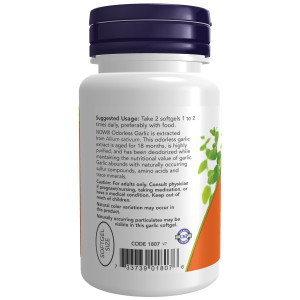 NOW Odorless Garlic 100 софтг капс NOW Odorless Garlic 100 софтг капс
