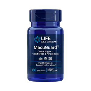 Life Extension MacuGuard Ocular Support with Saffron 60 капс