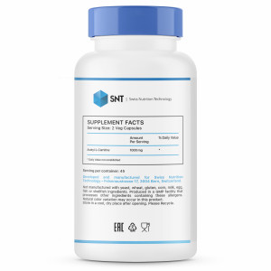 SNT Acetyl-L-Carnitine 500 мг 90 капс SNT Acetyl-L-Carnitine 500 мг 90 капс