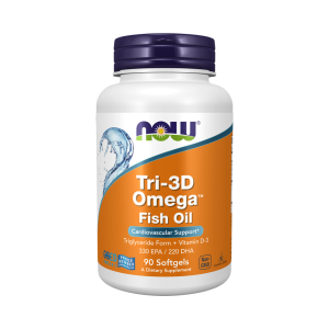 NOW Tri-3D Omega+Vitamin D3 90 софтг капс NOW Tri-3D Omega+Vitamin D3 90 софтг капс