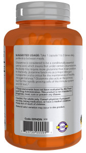 NOW L-Glutamine 1000 мг 120 капс NOW L-Glutamine 1000 мг 120 капс