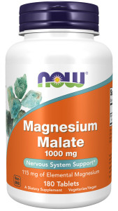 NOW Magnesium Malate 1000 mg 180 табл NOW Magnesium Malate 1000 mg 180 табл