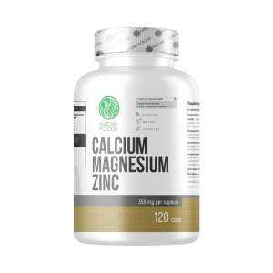 Nature Foods Calcium Magnesium Zinc 120 капс Nature Foods Calcium Magnesium Zinc 120 капс