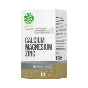Nature Foods Calcium Magnesium Zinc 120 капс Nature Foods Calcium Magnesium Zinc 120 капс