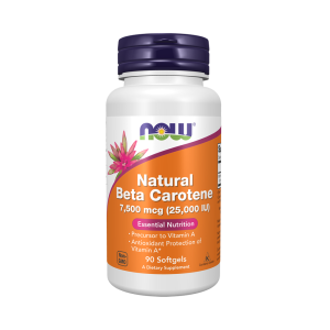NOW Natural Beta Carotene 25000 90 капс