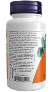 NOW Chromium Picolinate 200 мкг 100 капс