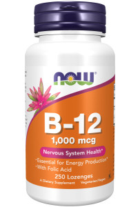NOW B-12 1000 мкг 250 жев табл NOW B-12 1000 мкг 250 жев табл