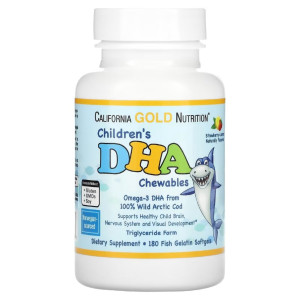 California Gold Nutrition Baby's DHA 180 софтгель California Gold Nutrition Baby's DHA 180 софтгель