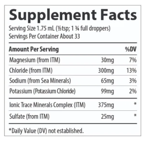 Trace Minerals Ionic Potassium 99 mg 59 мл