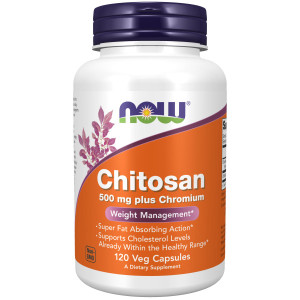 NOW Chitosan plus 500 мг 120 капс
