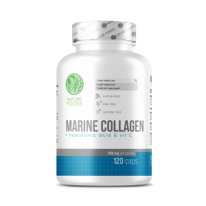 Nature Foods Marine Collagen + hyaluronic acid + vitamin C 120 капс