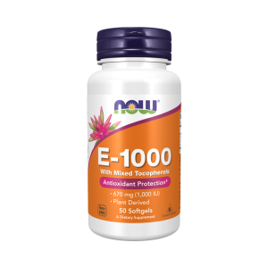 NOW E-1000 Mixed Tocopherols 50 софтгель