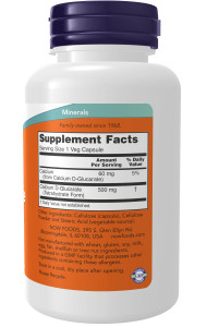 NOW Calcium D-Glucarate 500 мг 90 капс NOW Calcium D-Glucarate 500 мг 90 капс