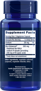 Life Extension R-Lipoic acid 240 мг 60 капс