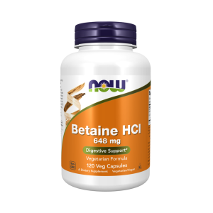 NOW Betaine HCI 648 mg 120 капс NOW Betaine HCI 648 mg 120 капс