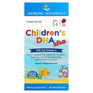 Nordic Naturals Childrens DHA 90 жев табл Nordic Naturals Childrens DHA 90 жев табл