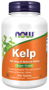 NOW Kelp 150 mcg 200 табл NOW Kelp 150 mcg 200 табл