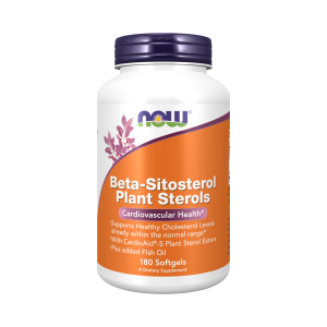 NOW Beta-Sitosterol Plant 180 софтг капс