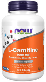 NOW Carnitine Tartrate 1000 мг 100 табл NOW Carnitine Tartrate 1000 мг 100 табл
