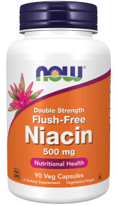 NOW Niacin Flush Free 500 мг 90 капс