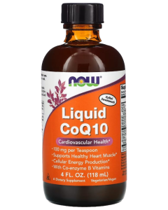 NOW Liquid CoQ10 orange flavor 118 мл