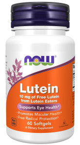 NOW Lutein 10 мг 60 капс