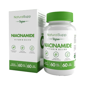 NaturalSupp Niacinamide B3 60 капс