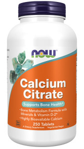 NOW Calcium Citrate 250 табл