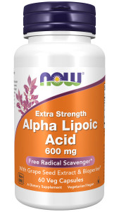 NOW Alpha Lipoic Acid 600 мг 60 капс NOW Alpha Lipoic Acid 600 мг 60 капс