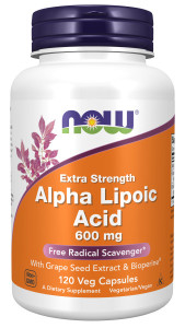 NOW Alpha Lipoic Acid 600 мг 120 капс NOW Alpha Lipoic Acid 600 мг 120 капс