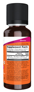 NOW Liquid Vitamin D3 Extra Strength 30 мл NOW Liquid Vitamin D3 Extra Strength 30 мл