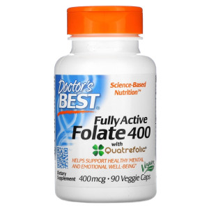 Doctor's Best Fully Active Folate 800 mcg 60 капс