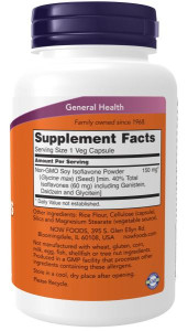 NOW Soy Isoflavones 120 капс