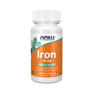 NOW Iron 18 mg ferrochel(R) 120 капс